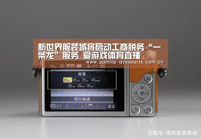 新世界服装城将启动工商税务“一条龙”服务_爱游戏体育直播(图1) 爱游戏官方入口
