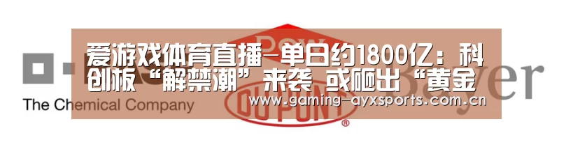 爱游戏体育直播-单日约1800亿:科创板“解禁潮”来袭 或砸出“黄金坑”(图4) 足球即时比分